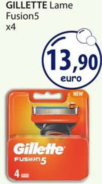 Acqua & Sapone GILLETTE Lame Fusion5 x4 offerta