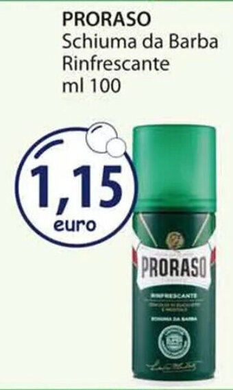 Acqua & Sapone PRORASO Schiuma da Barba Rinfrescante ml 100 offerta