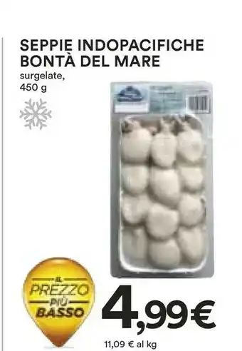 Coop Bonta Del Mare Seppie Indopacifiche Surgelate 450 G offerta