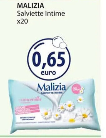 Acqua & Sapone MALIZIA Salviette Intime x20 offerta