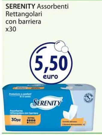 Acqua & Sapone SERENITY Assorbenti Rettangolari con barriera x30 offerta