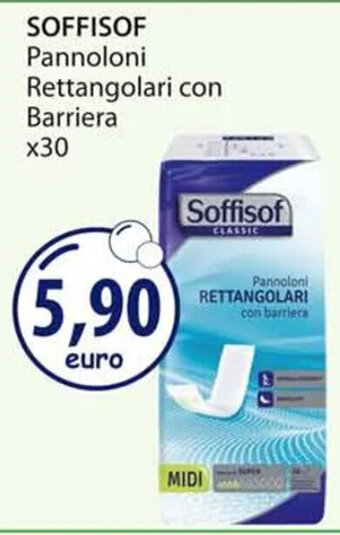 Acqua & Sapone SOFFISOF Pannoloni Rettangolari con Barriera x30 offerta