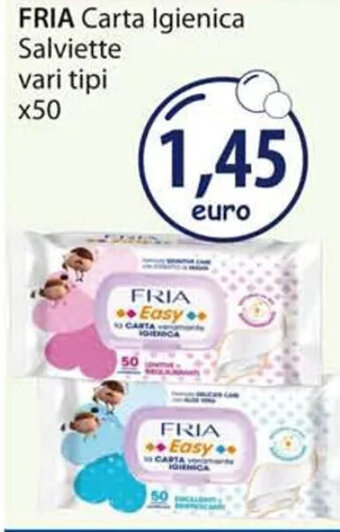 Acqua & Sapone FRIA Carta Igienica Salviette vari tipi x50 offerta