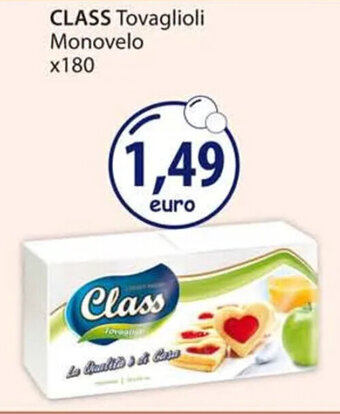 Acqua & Sapone CLASS Tovaglioli Monovelo x180 offerta