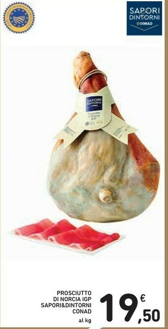 Conad Conad Prosciutto Di Norcia Igp offerta
