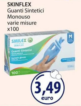 Acqua & Sapone SKINFLEX Guanti Sintetici Monouso varie misure x100 offerta