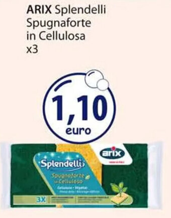 Acqua & Sapone ARIX Splendelli Spugnaforte in Cellulosa x3 offerta