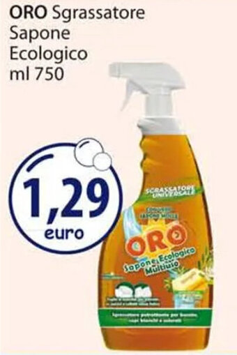 Acqua & Sapone ORO Sgrassatore Sapone Ecologico ml 750 offerta