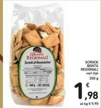 Conad Bontà regionali Scrock offerta