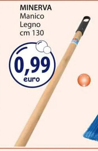 Acqua & Sapone MINERVA Manico Legno cm 130 offerta