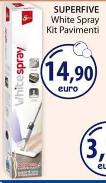 Acqua & Sapone SUPERFIVE White Spray Kit Pavimenti offerta