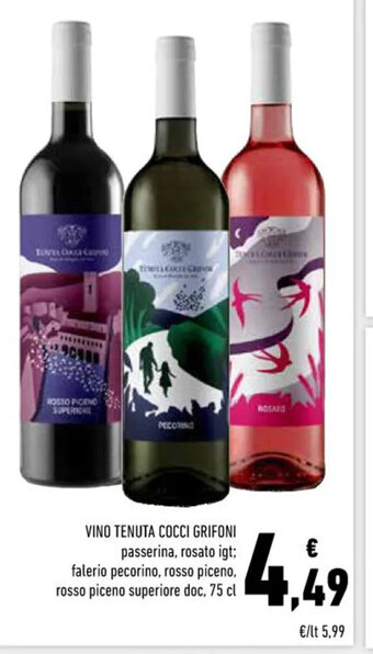 Conad Superstore VINO TENUTA COCCI GRIFONI 75 cl offerta