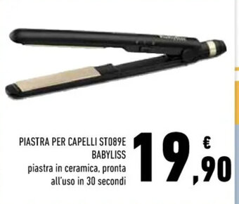 PIASTRA PER CAPELLI ST089E BABYLISS