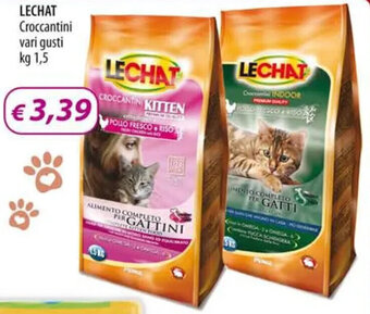 Acqua & Sapone LECHAT Croccantini vari gusti kg 1,5 offerta