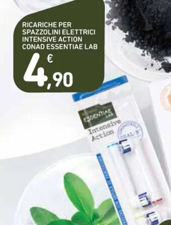 Conad Superstore RICARICHE PER SPAZZOLINI ELETTRICI INTENSIVE ACTION CONAD ESSENTIAE LAB offerta