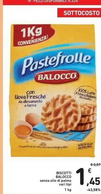 Conad Balocco Pastefrolle 1000 G(ml) offerta