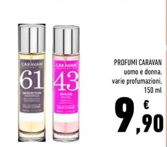 PROFUMI CARAVAN uomo e donna 150 ml