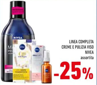 Conad Superstore LINEA COMPLETA CREME E PULIZIA VISO NIVEA assortita offerta