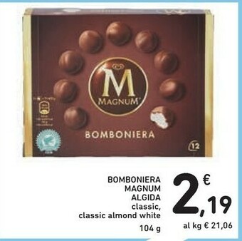 Conad Algida Magnum Bomboniera Classic 104 G(ml) offerta