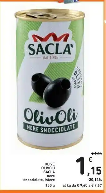 Conad Saclà Olivoli Nere offerta