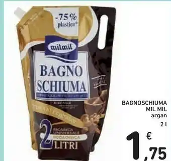 Conad Milmil Bagnoschiuma Argan 2000ml offerta