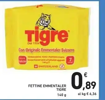 Conad Tigre - Formaggini Con Originale Emmentaler Svizzero 140 G(ml) offerta