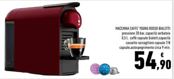 Conad Superstore MACCHINA CAFFE' YOUNG ROSSO BIALETTI offerta