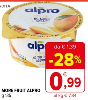 Iperal MORE FRUIT ALPRO g 135 offerta