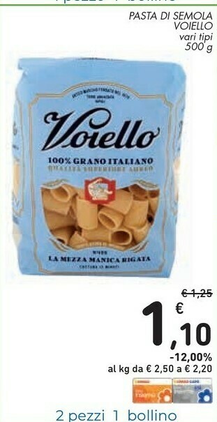 Conad Voiello Pasta Di Semola offerta