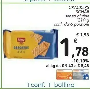 Conad Schar Crackers offerta