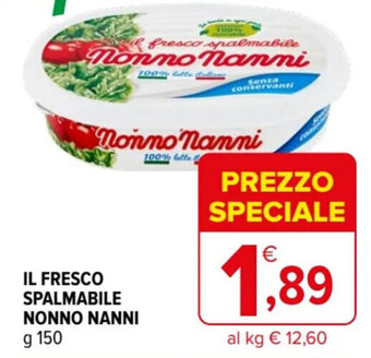 Iperal IL FRESCO SPALMABILE NONNO NANNI g 150 offerta