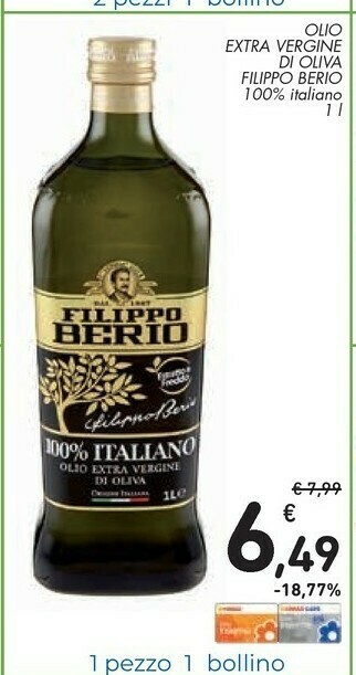 Conad Filippo berio Olio Extra Vergine Di Oliva offerta