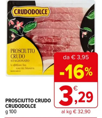 Iperal PROSCIUTTO CRUDO CRUDODOLCE g 100 offerta