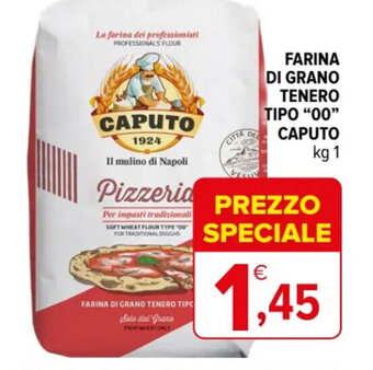 FARINA DI GRANO TENERO TIPO "00" CAPUTO kg 1