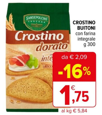 Iperal CROSTINO BUITONI g 300 offerta