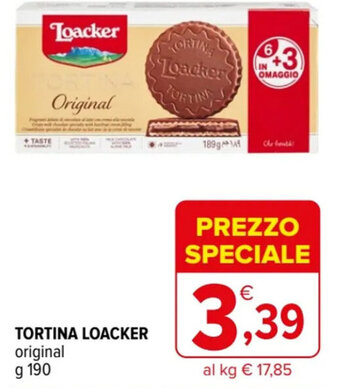 Iperal TORTINA LOACKER original g 190 offerta