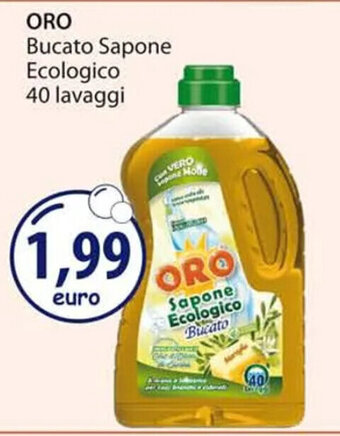 Acqua & Sapone ORO Bucato Sapone Ecologico 40 lavaggi offerta