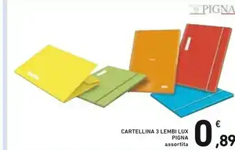 Conad Pigna Cartellina 3 Lembi Lux offerta