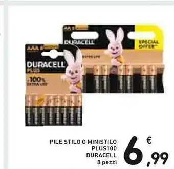 Conad Duracell Pile Stilo O Ministilo Plus100 offerta