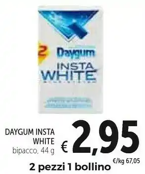 Conad Daygum Insta White Bipacco 44 G offerta