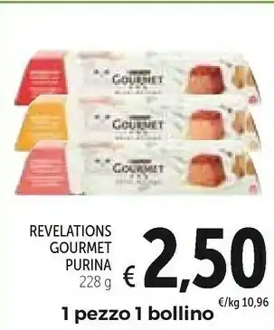 Conad Gourmet Purina Revelations offerta