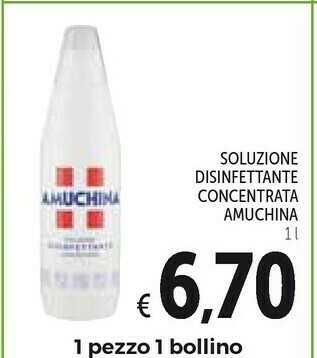 Conad Amuchina Soluzione Disinfettante Concentrata offerta