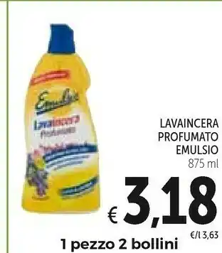 Conad Emulsio Lavaincera Profumato 875 Ml offerta