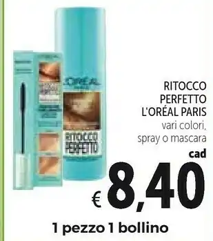 Conad L'Oreal Paris Ritocco Perfetto offerta