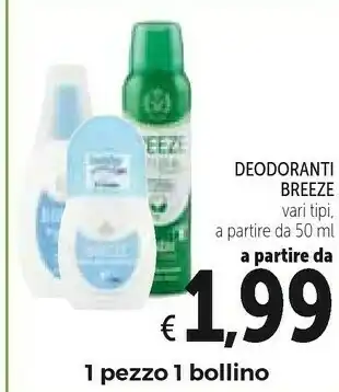Conad Breeze Deodoranti offerta