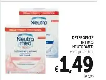 Conad Neutro Med Detergente Intimo 250 Ml offerta