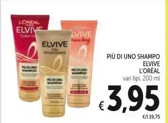 Conad L'Oreal Piu Di Uno Shampoo Elvive 200 Ml offerta
