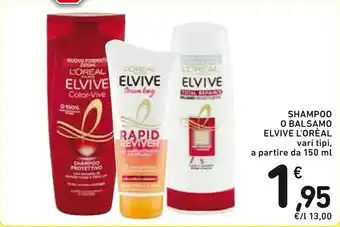 L'Oreal Shampoo/ Balsamo Elvive