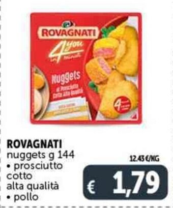 Deco Supermercati ROVAGNATI nuggets g 144 offerta