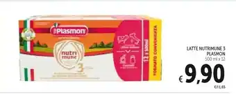 Conad Plasmon Latte Nutrimune 3 offerta